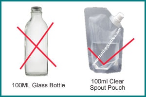 100ML Glass Bottles